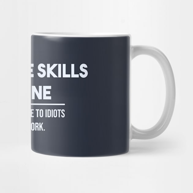 my people skills are fine. by Egit